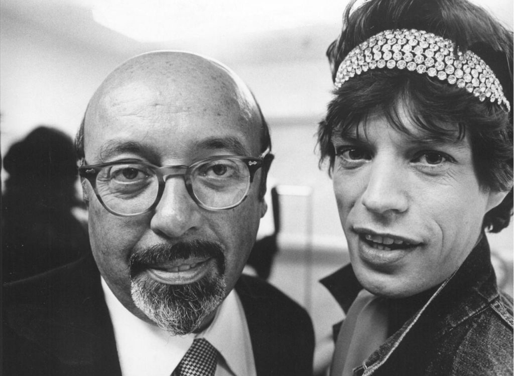ahmet ertegün ve mick jagger